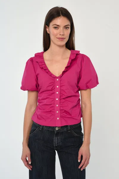 Love The Label Kaia Top In Red