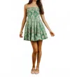 Love The Label Karina Dress In Mason Paisley Green In Multi