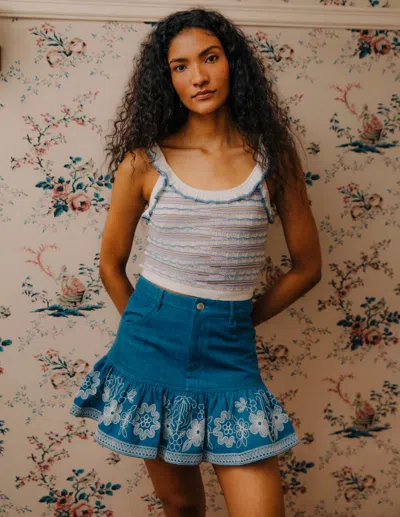 Love The Label Kiki Skirt In Blue