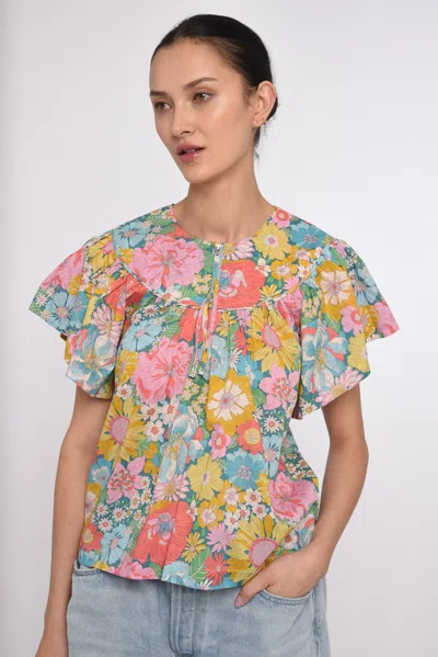 Love The Label Kinsley Top In Multi