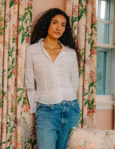 Love The Label Lacey Top In White