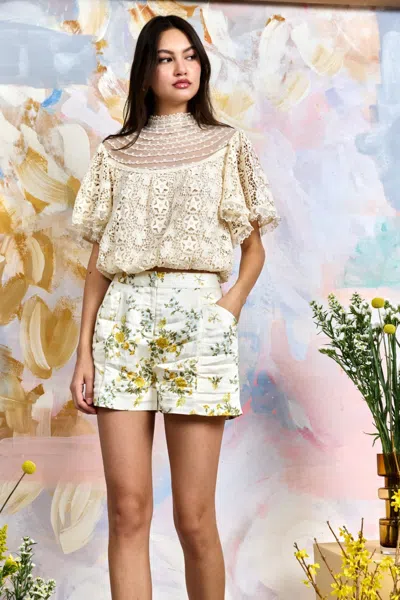 Love The Label Larick Top In Neutral