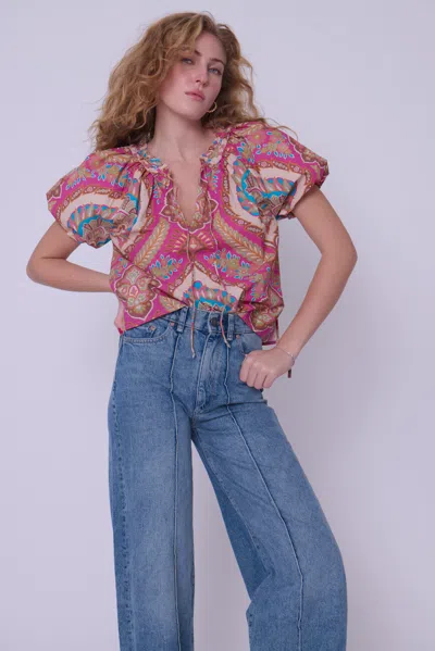 Love The Label Libby Top In Multi