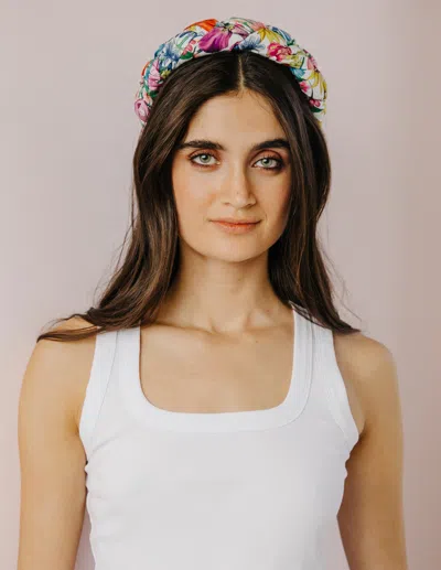 Love The Label Liberty Print Bonnie Braided Headband