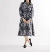 Love The Label Lillabelle Midi Dress In Posada Floral Print In Multi