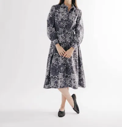 Love The Label Lillabelle Midi Dress In Posada Floral Print In Multi