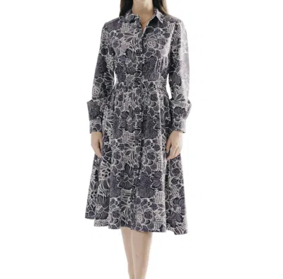 LOVE THE LABEL LILLABELLE MIDI DRESS IN POSADA FLORAL PRINT