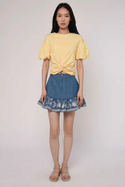 Love The Label Lilo Tee In Yellow
