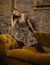 Love The Label Lindsey Long Dress In Multi