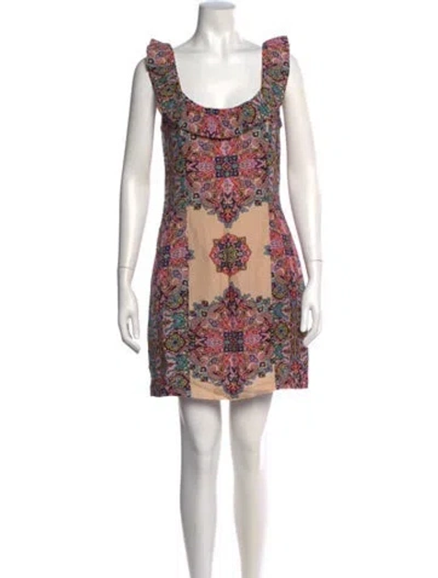 Pre-owned Love The Label Linen Mini Dress W/ Tags In White