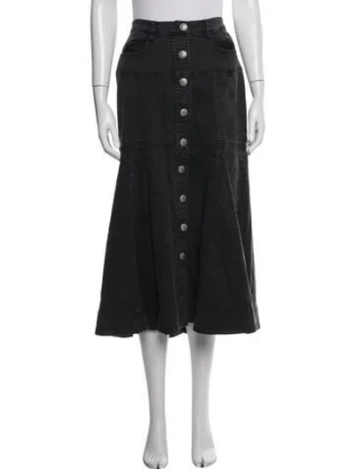 Pre-owned Love The Label Long Skirt In Black