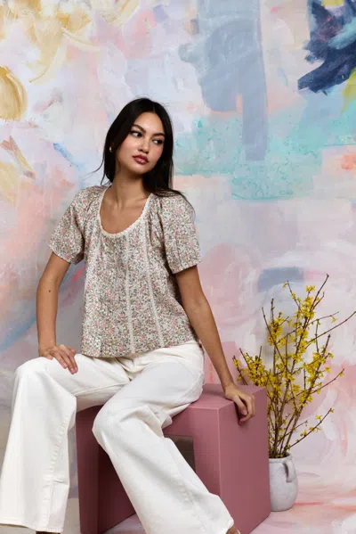 Love The Label Lori Top In Neutral