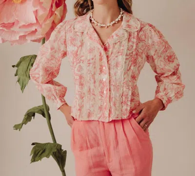 Love The Label Lucie Blouse In Joni Print