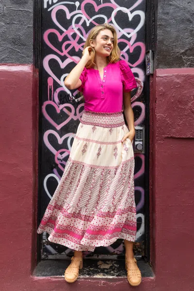Love The Label Luelle Skirt In Multi