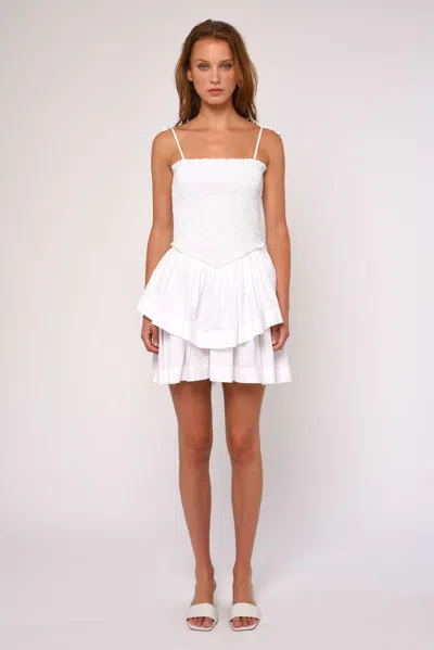 Love The Label Luna Mini Dress In White