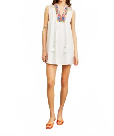 Love The Label Lydia Embroidery Dress In White