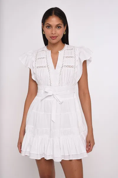 Love The Label Madelyn Mini Dress In White