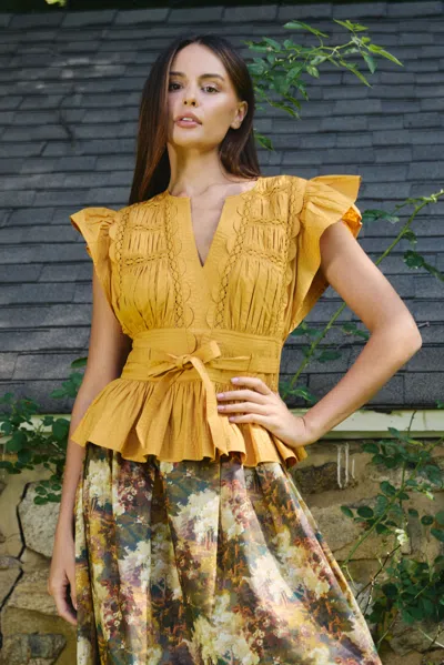 Love The Label Madelyn Top In Tinsel