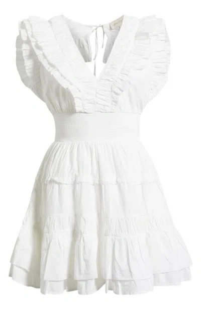 Love The Label Maribel Open Back Cotton Minidress