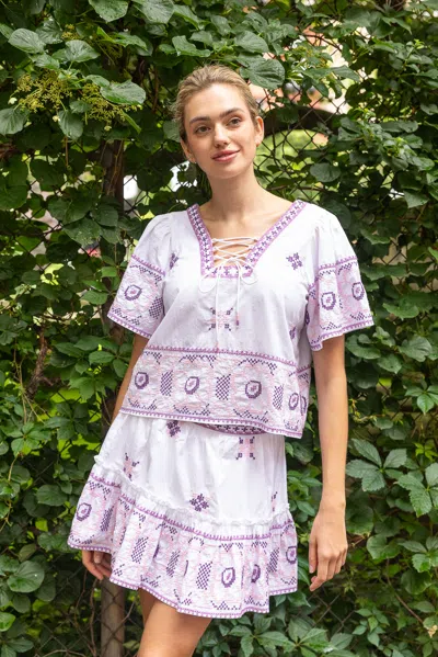 Love The Label Morris Skirt In Purple