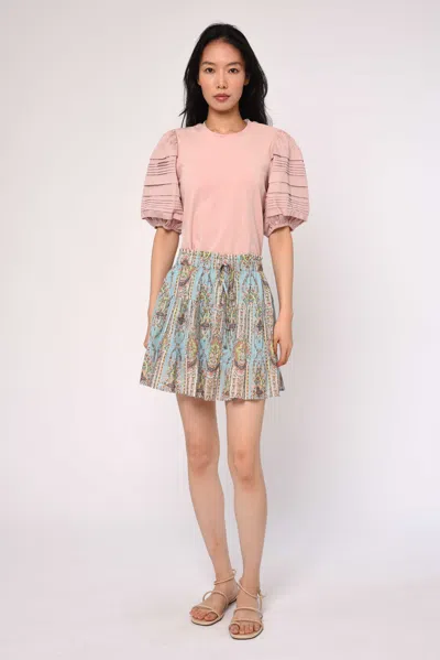 Love The Label Melie Mini Skirt In Pattern