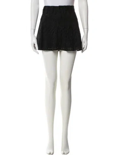 Pre-owned Love The Label Mini Skirt In Black
