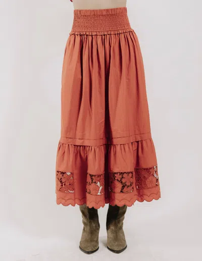 Love The Label Nolan Skirt In Orange
