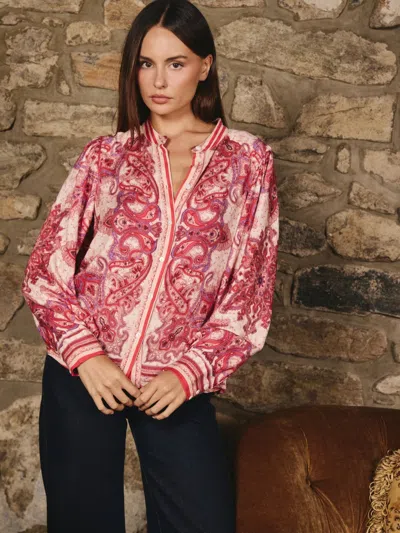 Love The Label Novalie Top In Red