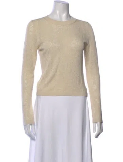 Pre-owned Love The Label Patterned Crew Neck Sweater In Neutrals