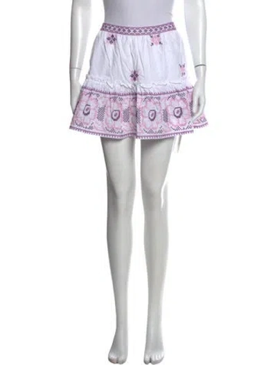 Pre-owned Love The Label Patterned Mini Skirt In Multi