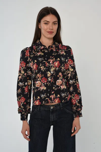 Love The Label Pippa Top In Black