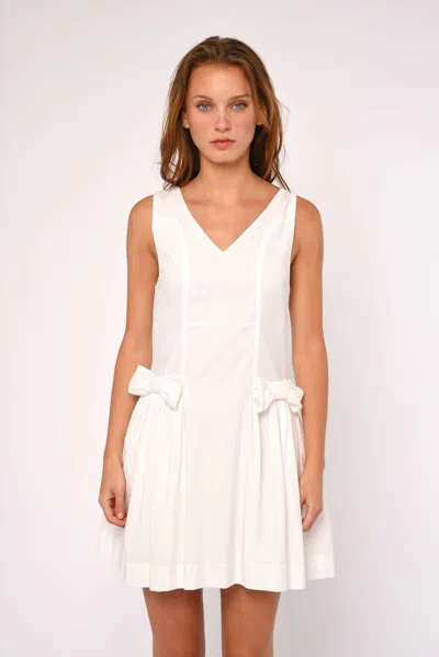 Love The Label Prim Mini Dress In White