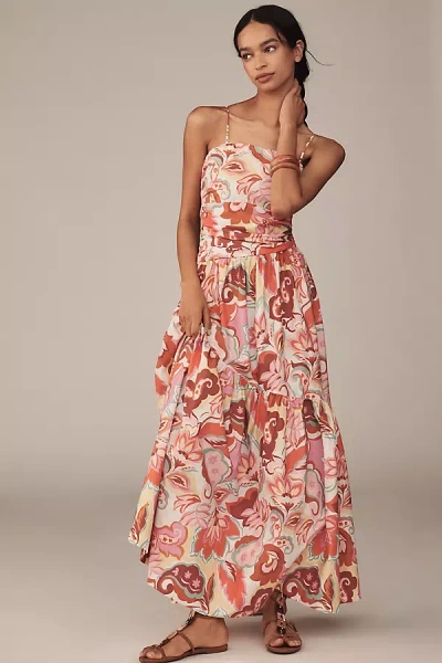 Love The Label Printed Cotton A-line Maxi Dress