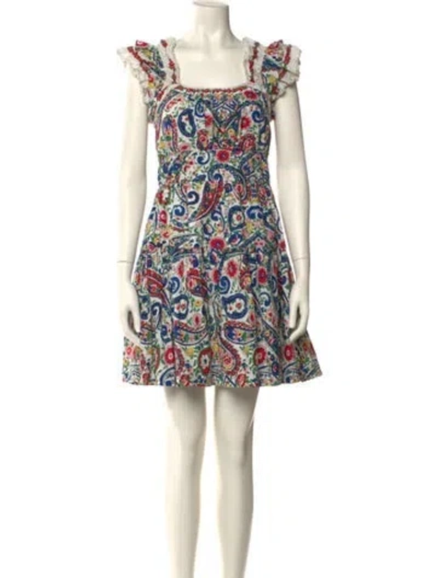 Pre-owned Love The Label Printed Mini Dress In Multi