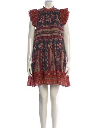 Pre-owned Love The Label Printed Mini Dress In Multi