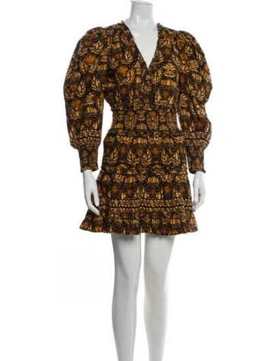 Pre-owned Love The Label Printed Mini Dress In Multi