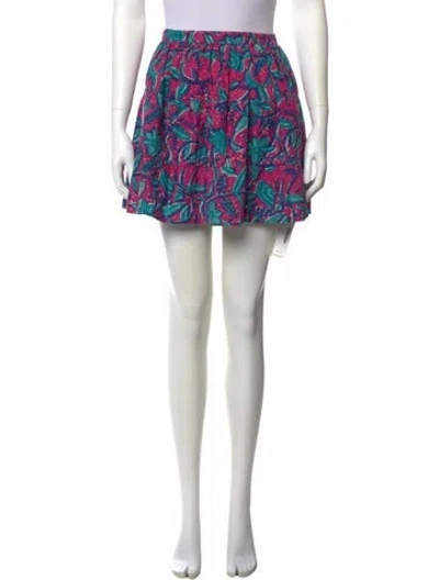 Pre-owned Love The Label Printed Mini Skirt In Multi