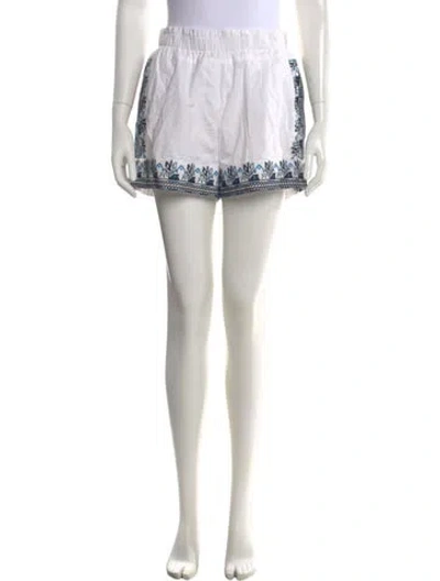 Pre-owned Love The Label Printed Mini Skirt In White