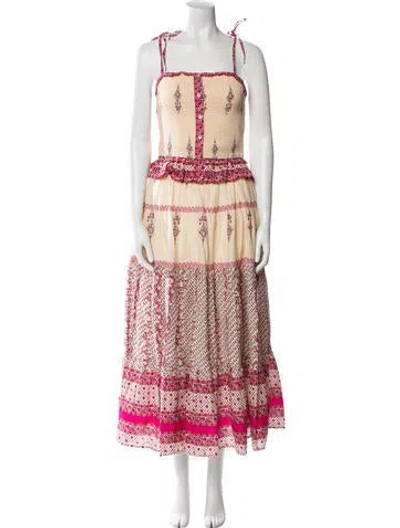 Pre-owned Love The Label Printed Ruffle Embellishment Skirt Set W/ Tags In Multi