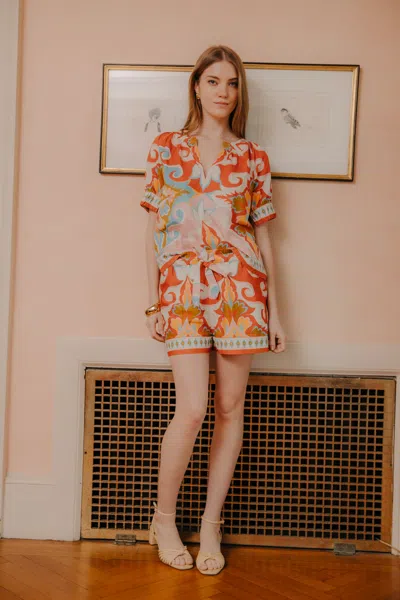 Love The Label Ramona Shorts In Multi