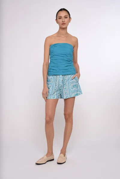 Love The Label Ramona Shorts In Blue