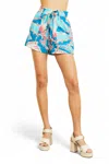 Love The Label Ramona Shorts In Bennett Print In Multi