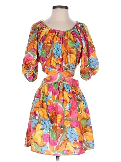 Pre-owned Love The Label Romper In Orange