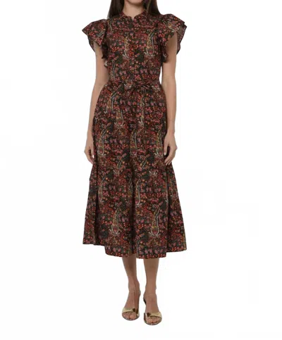 Love The Label Romy Dress In Harelquin Print In Multi