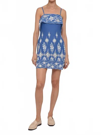 Love The Label Sabine Dress In Bright Cobalt In Blue
