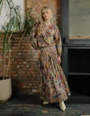 Love The Label Sammie Cotton Midi Skirt In Multi
