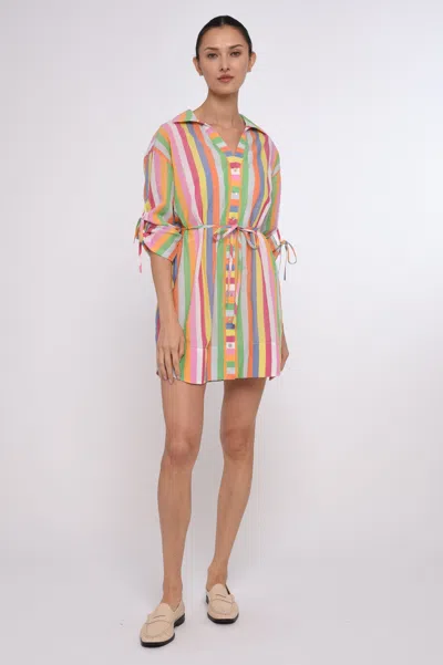 Love The Label Shannon Mini Dress In Multi