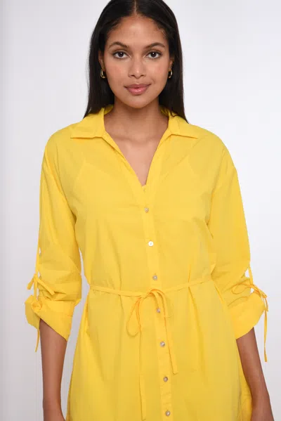 Love The Label Shannon Mini Dress In Yellow
