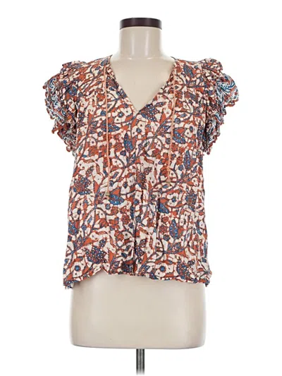 Pre-owned Love The Label Short Sleeve T-shirt In Brown