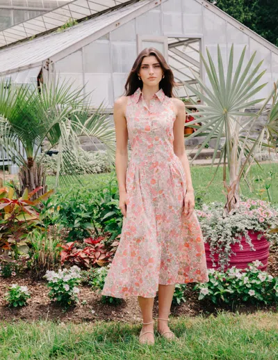 Love The Label Sierra Midi Dress In Multi